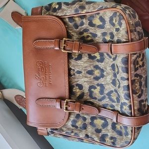 Lauren Ralph Lauren crossbody messenger bag animal print